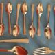 Menagère metal silver art deco incomplete 34 pieces