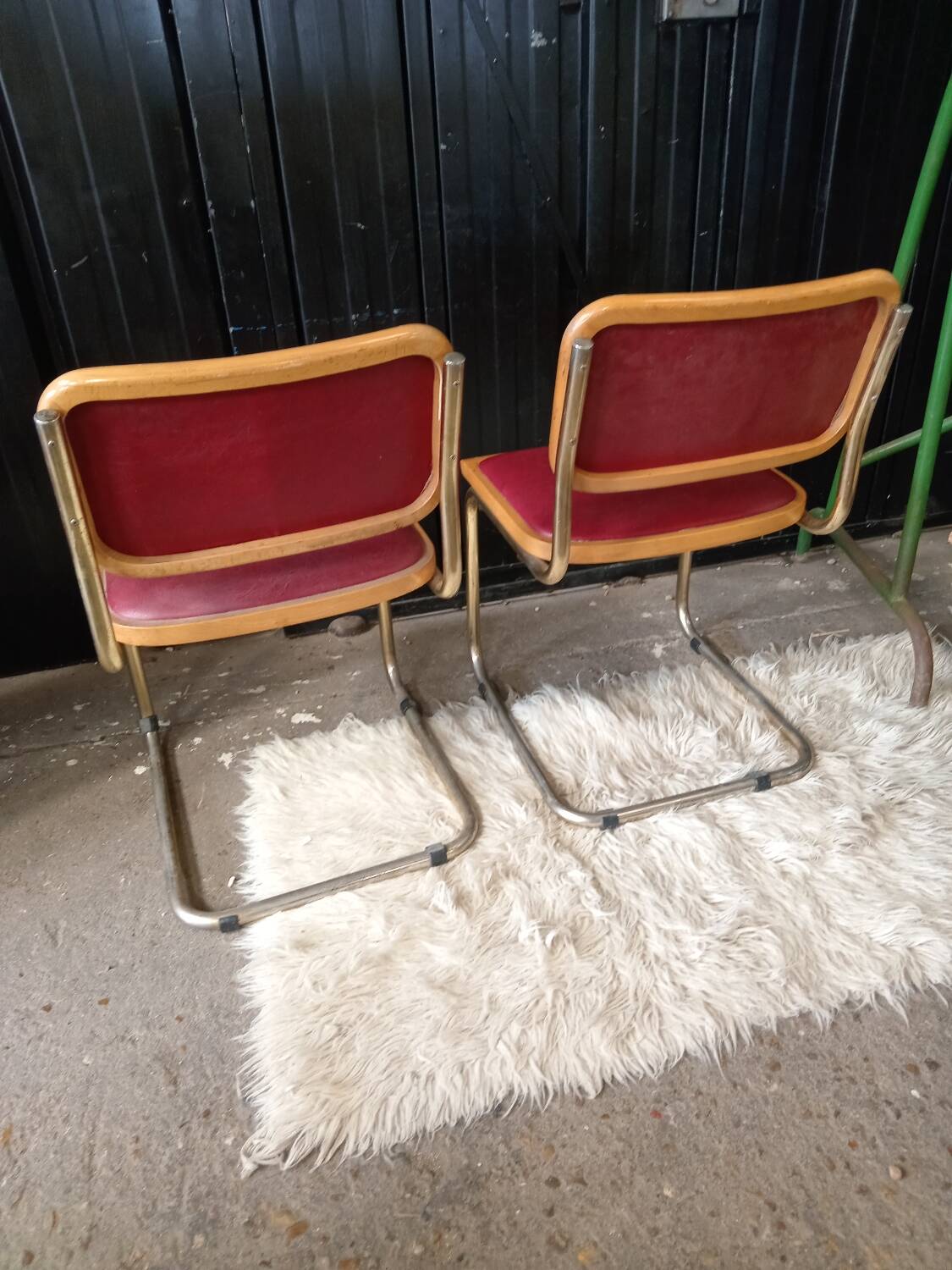 Pair of Cesca B32 chairs by Marcel Breuer