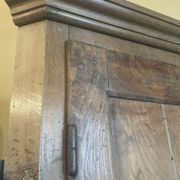 Armoire d'angle provinciale XIXe siècle noyer/chêne