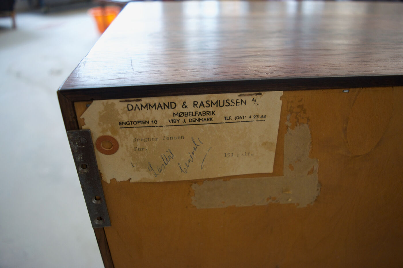 Buffet en palissandre par Dammand & Rasmussen Par Viby Møbelfabrik, Danemark