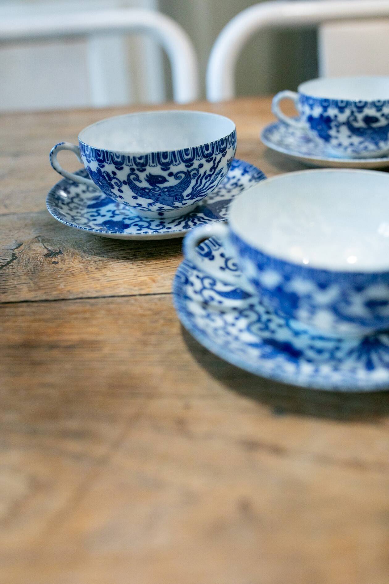 Le lot de 6 tasses japonaises