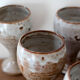 Set of 6 ceramic glasses Roger jacques Grès du Puisaye