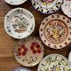 Mismatched antique plates