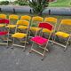 Set of 10 folding chairs Chaisor "theater chair"