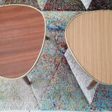 Duo plant holders formica, vintage tripod