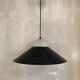 Suspension lampe design métal et verre dépoli