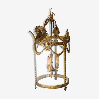 Bronze italian lantern/golden brass