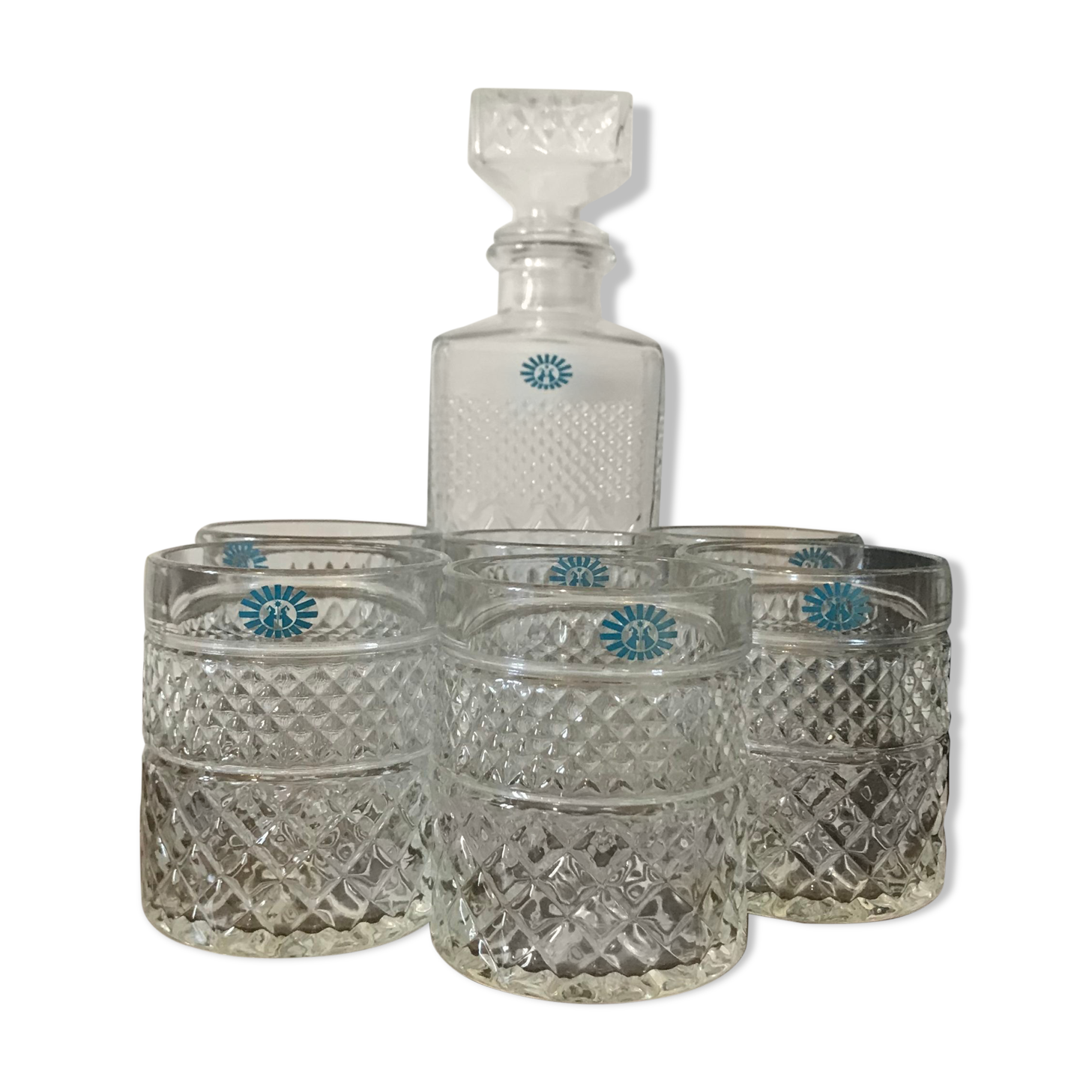 Service à whisky verres et carafe
