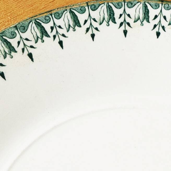 Assiette dessert vintage