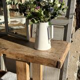 Large raw solid wood workbench