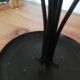 Swedish black candle holder with 9 branches