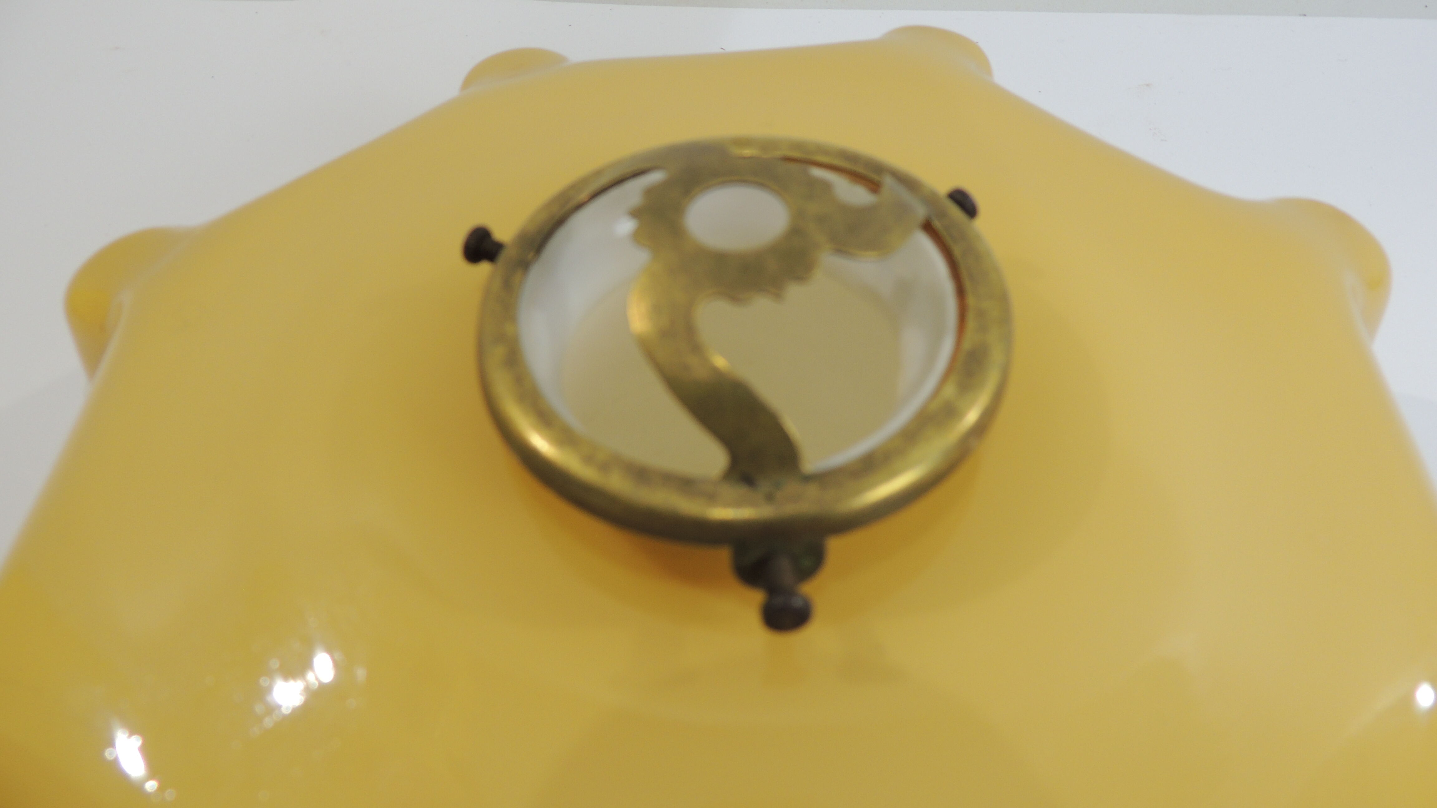 Suspension opaline vintage 1950