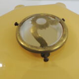 Vintage opaline pendant lamp/1950