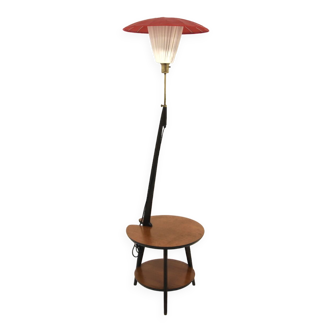 Scandinavian teak floor lamp, Sweden, 1950