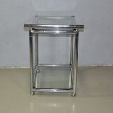 Vintage RVS serveerwagen