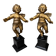 Pair of gilded cherubs on a Napoléon III base.