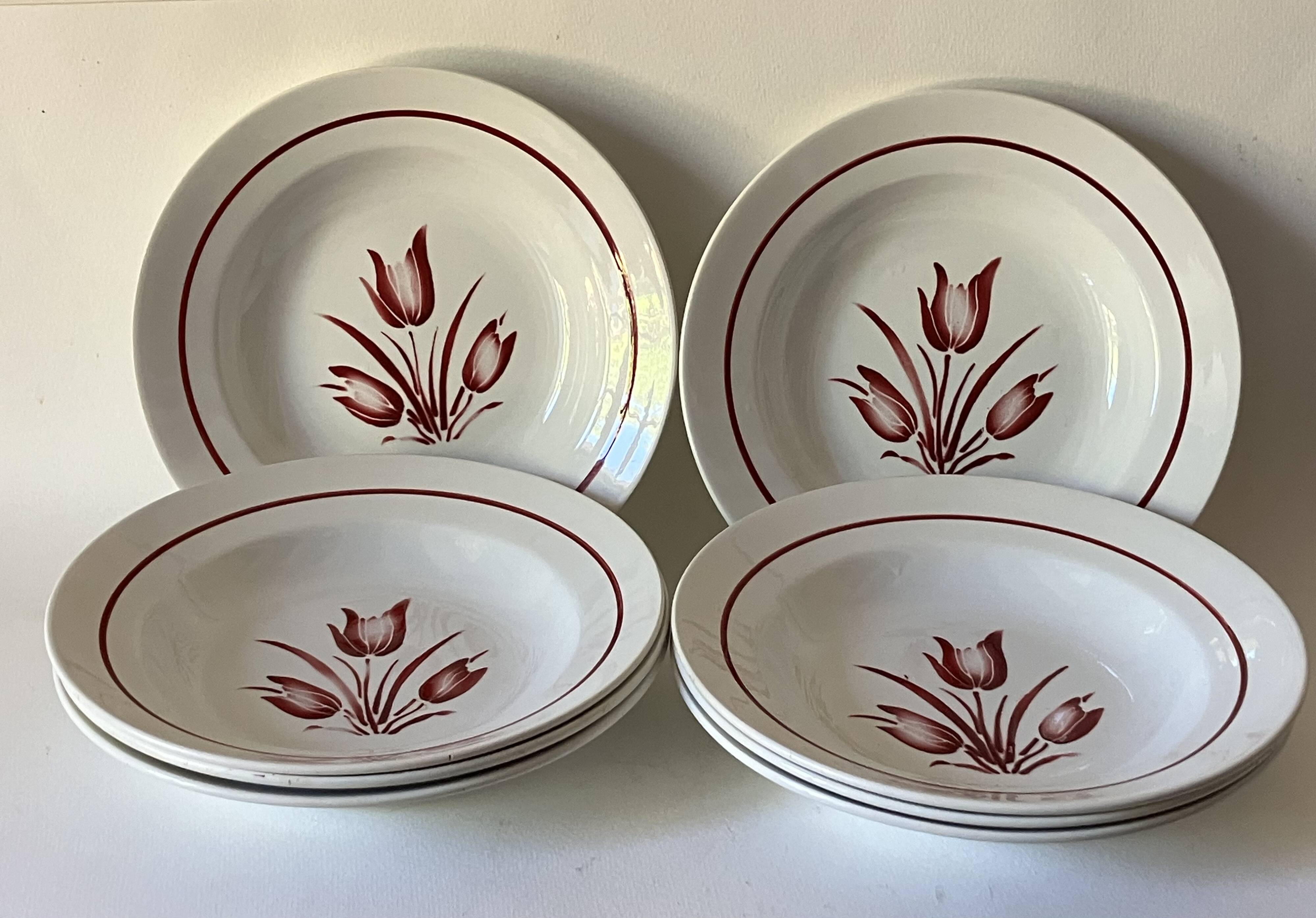 8 soup plates - Haarlem 43 service
