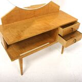 Scandinavian birch dressing table produced by Swedish Modern, Sweden, 1940
