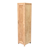 Narrow Parisian bonnetière stripped in solid oak from the 1930s.