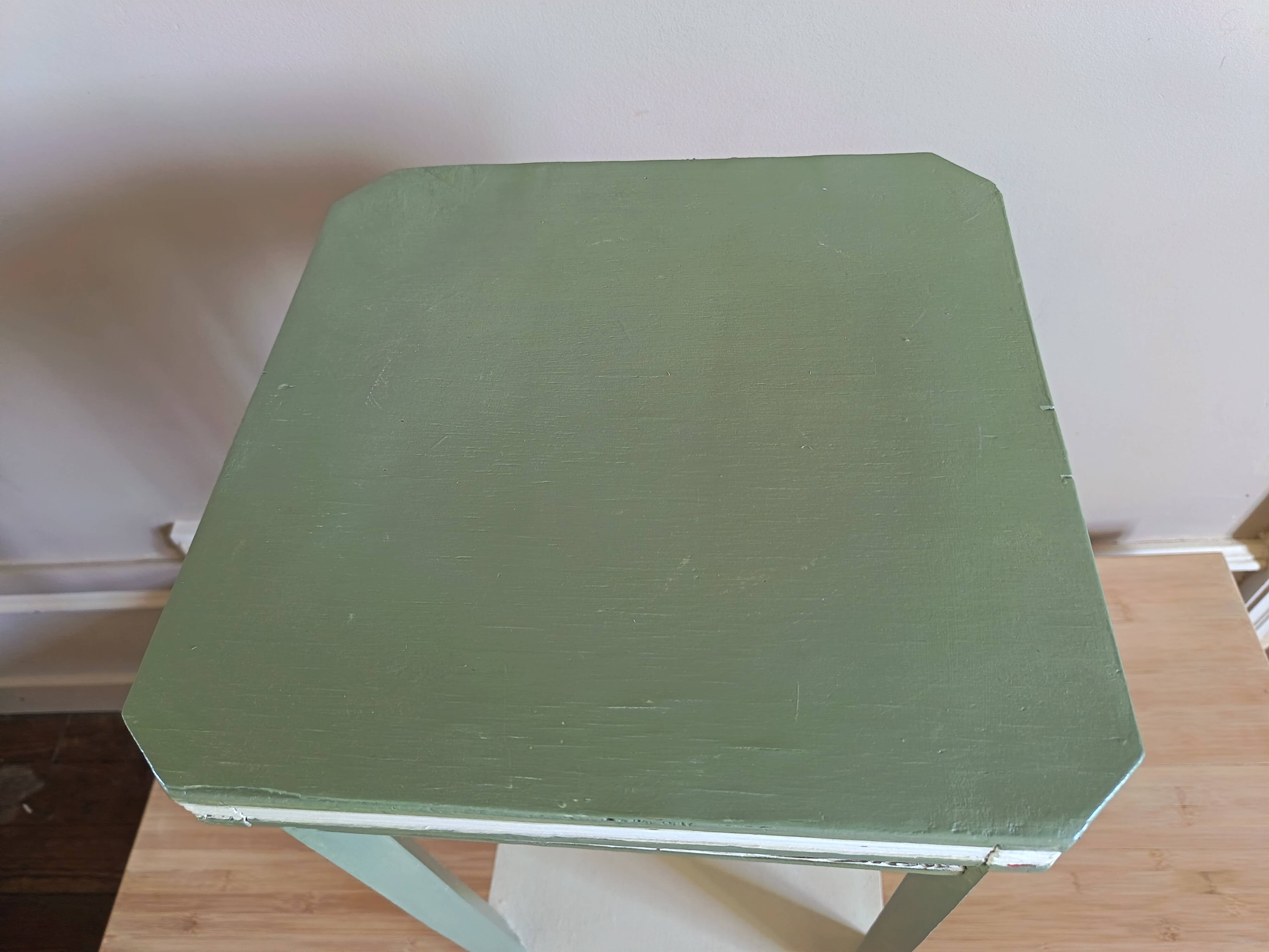Selette art déco en bois peint - années 30