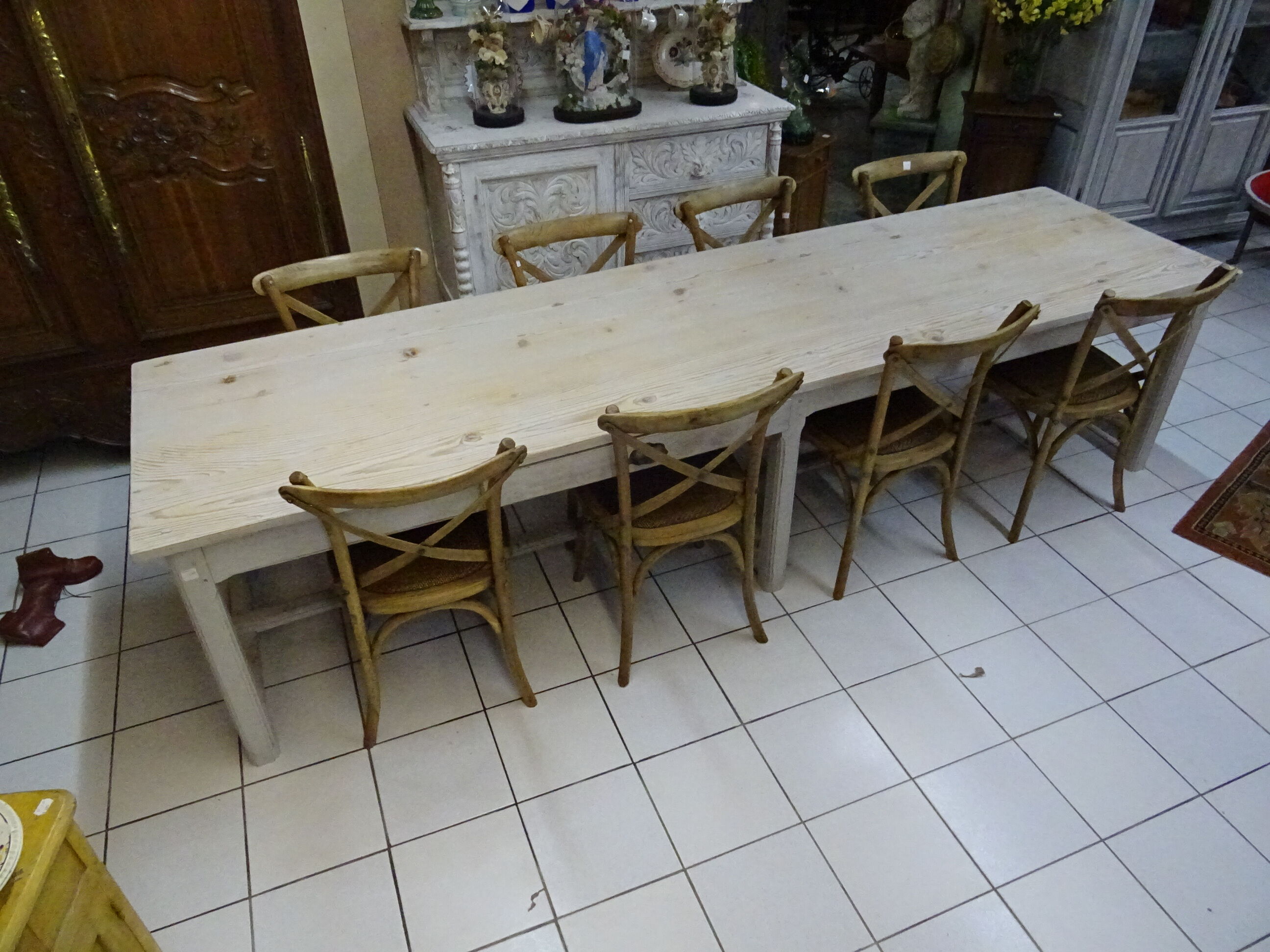 6-foot farm table