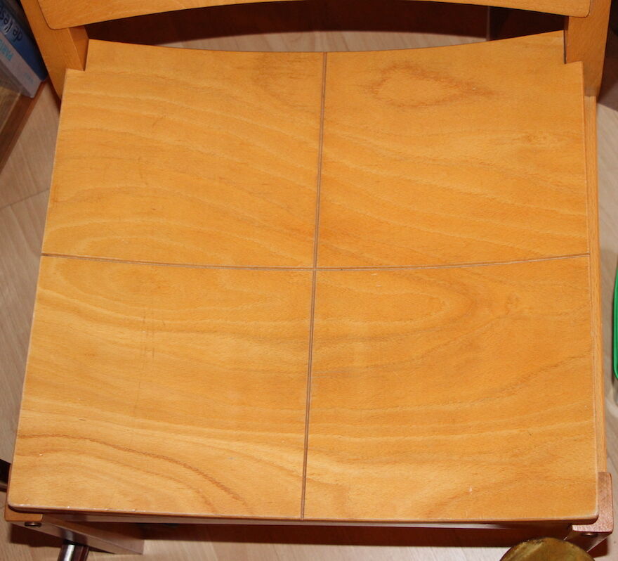 Paire de fauteuils scandinaves 1960 bois