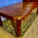 Art deco table 1920 in walnut with extensions, 8 people