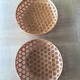 Corbeille en rotin avec couvercle.