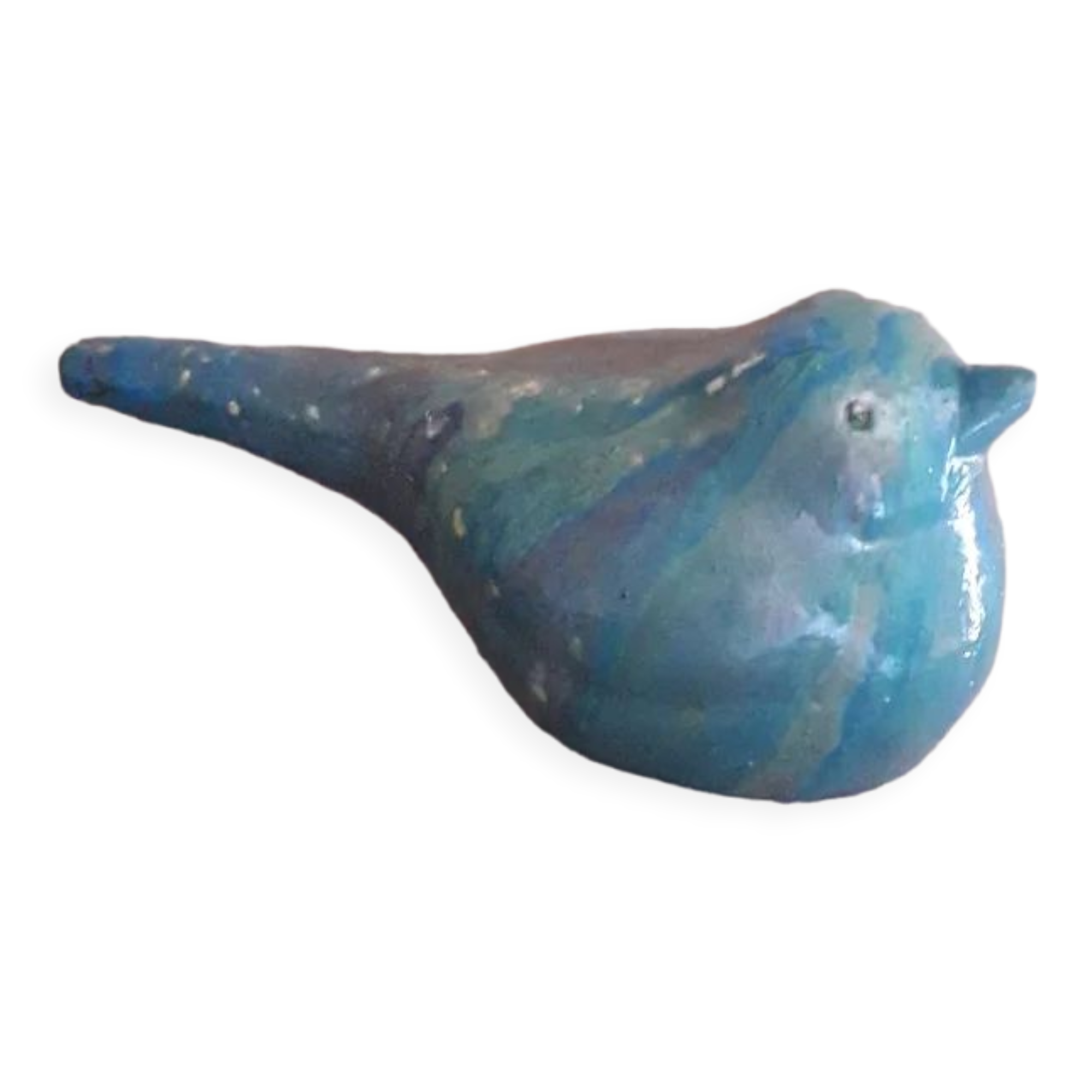 Hand-painted ceramic bird