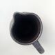 carafe / vase en gres noir ourné, France 1950