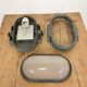 Grey Industrial Cast Iron Wall Lamp from Elektrosvit, 1960s