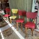 Set 4 chairs vintage bistro year 50/60