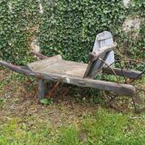 Wheelbarrow old folk art