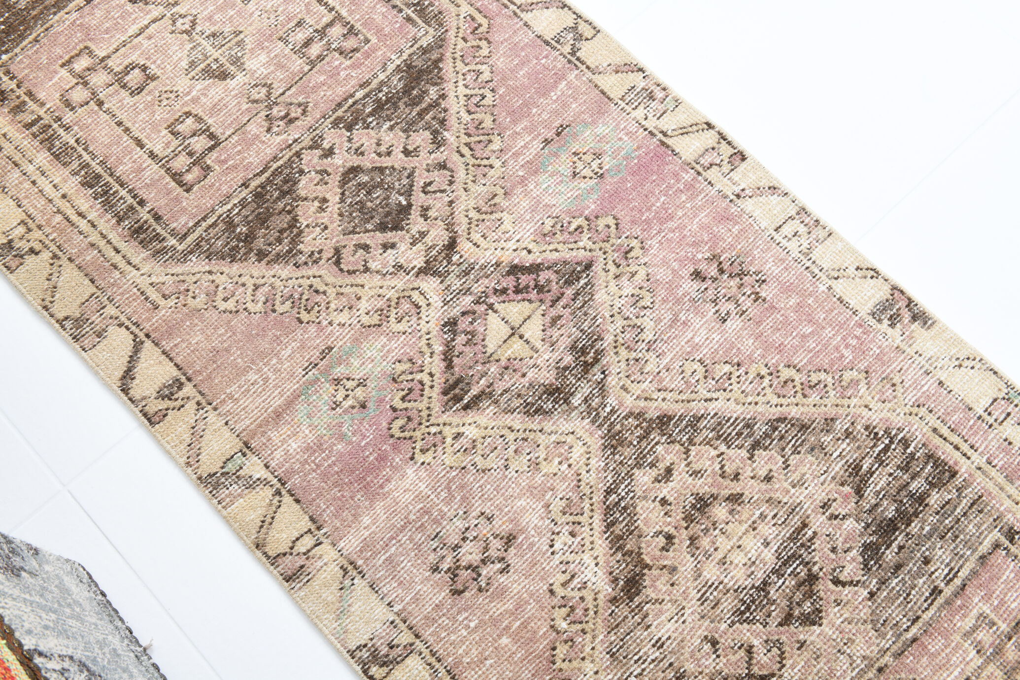2x10 Vintage Antique Runner Rug, 75x305Cm