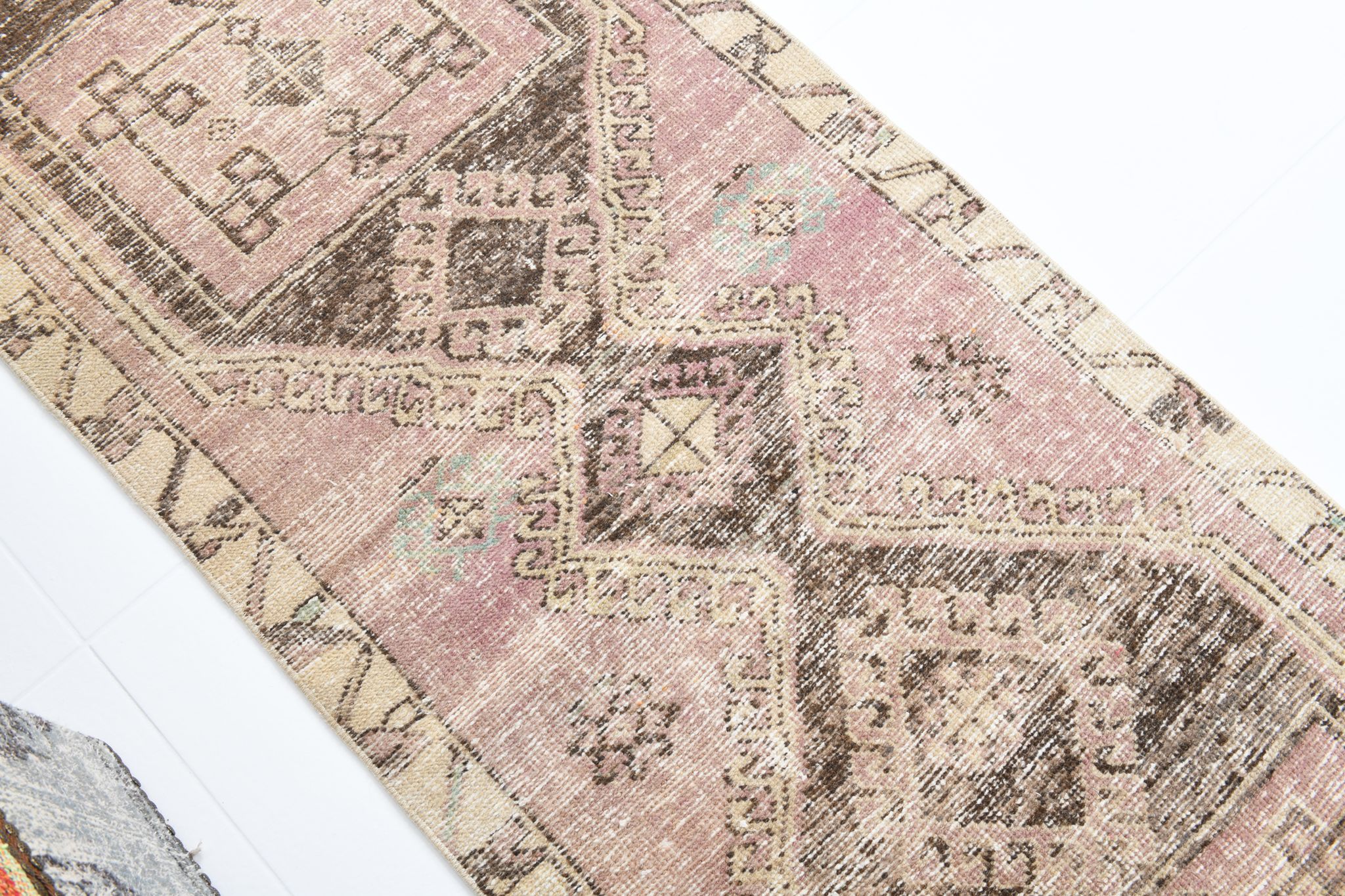 2x10 Tapis antique vintage, 75x305Cm