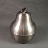 Seau à glace poire XXL acier brossé 70's