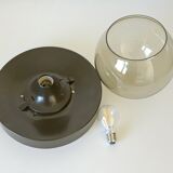 Applique murale vintage encastrée style Space Age du milieu du siècle, années 1980