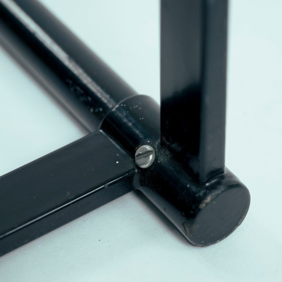 Vintage cubic steel canvas armchair by Radboud van Beekum by Pastoe, 1984