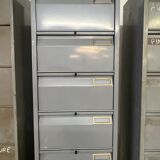 Set of 5 metal cabinet with industrial valves