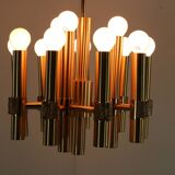 Italian seventies design ceilinglamp Angelo Brotto for Esperia