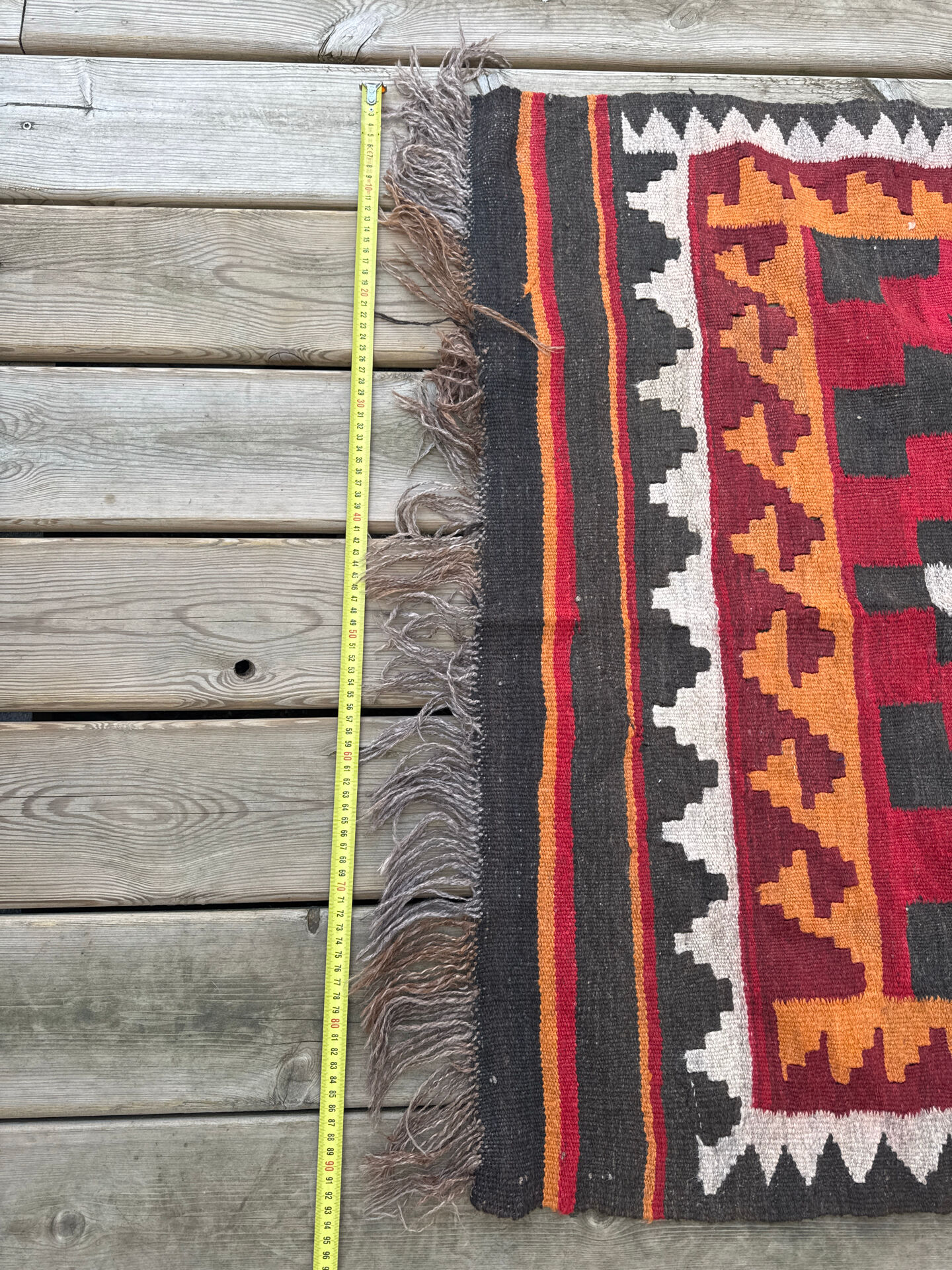 Ancient Tunisian handwoven rug – Matmata –