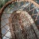 Rattan baby bassinet + stand