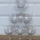 Set of 6 engraved wine glasses