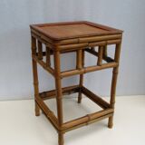 Bamboo side table - Vintage