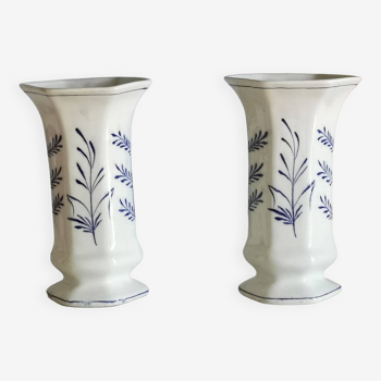 Pareja de jarrones holandeses – ceramica delft