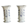 Pair of Dutch jarrones – ceramica delft