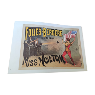 Vintage two-sided circus posters