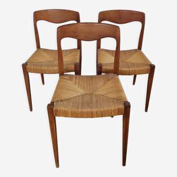 Set 3 chaises danoises