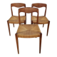 Set 3 chaises danoises