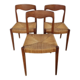 Set 3 chaises danoises